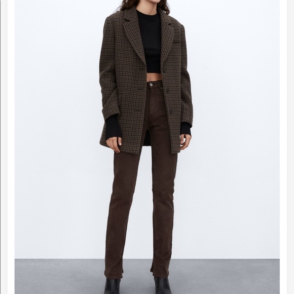 ZARA BROWN JEANS - Picture 2 of 11